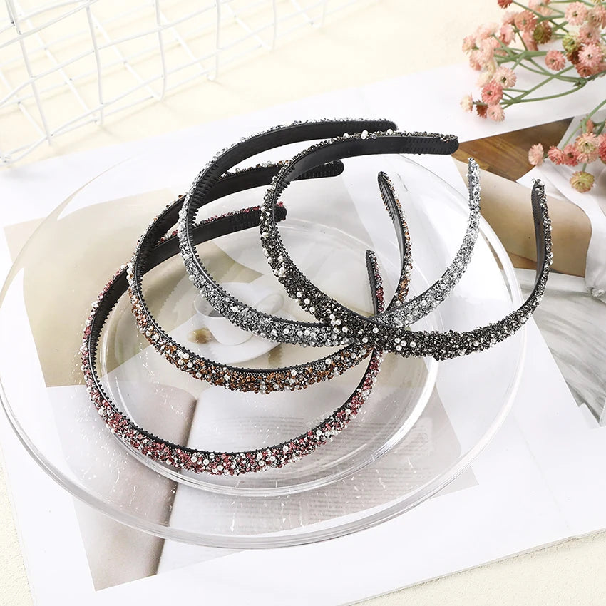 LEVAO Radiance: Luxury Crystal Pearl Hair Hoop