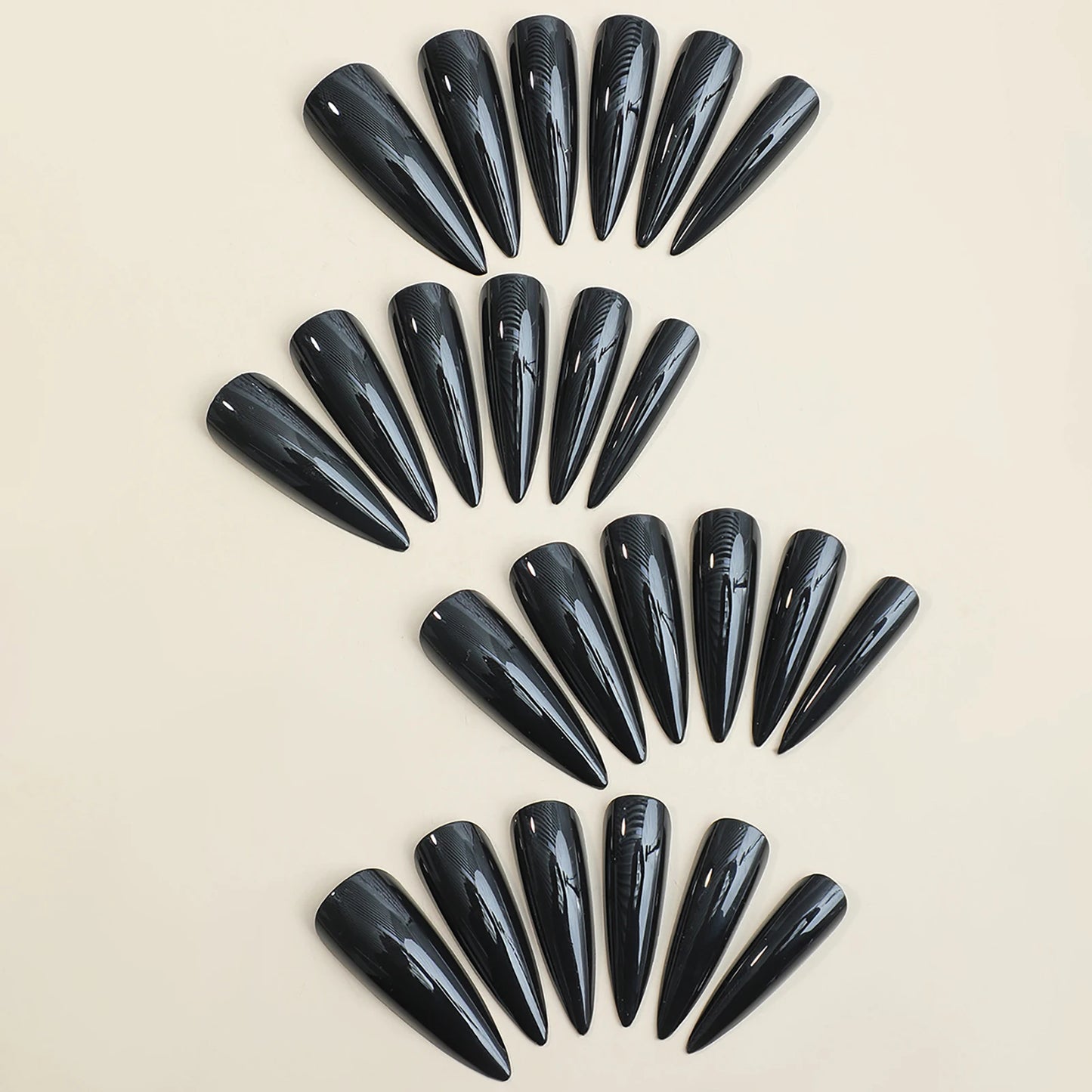 black french tip nails