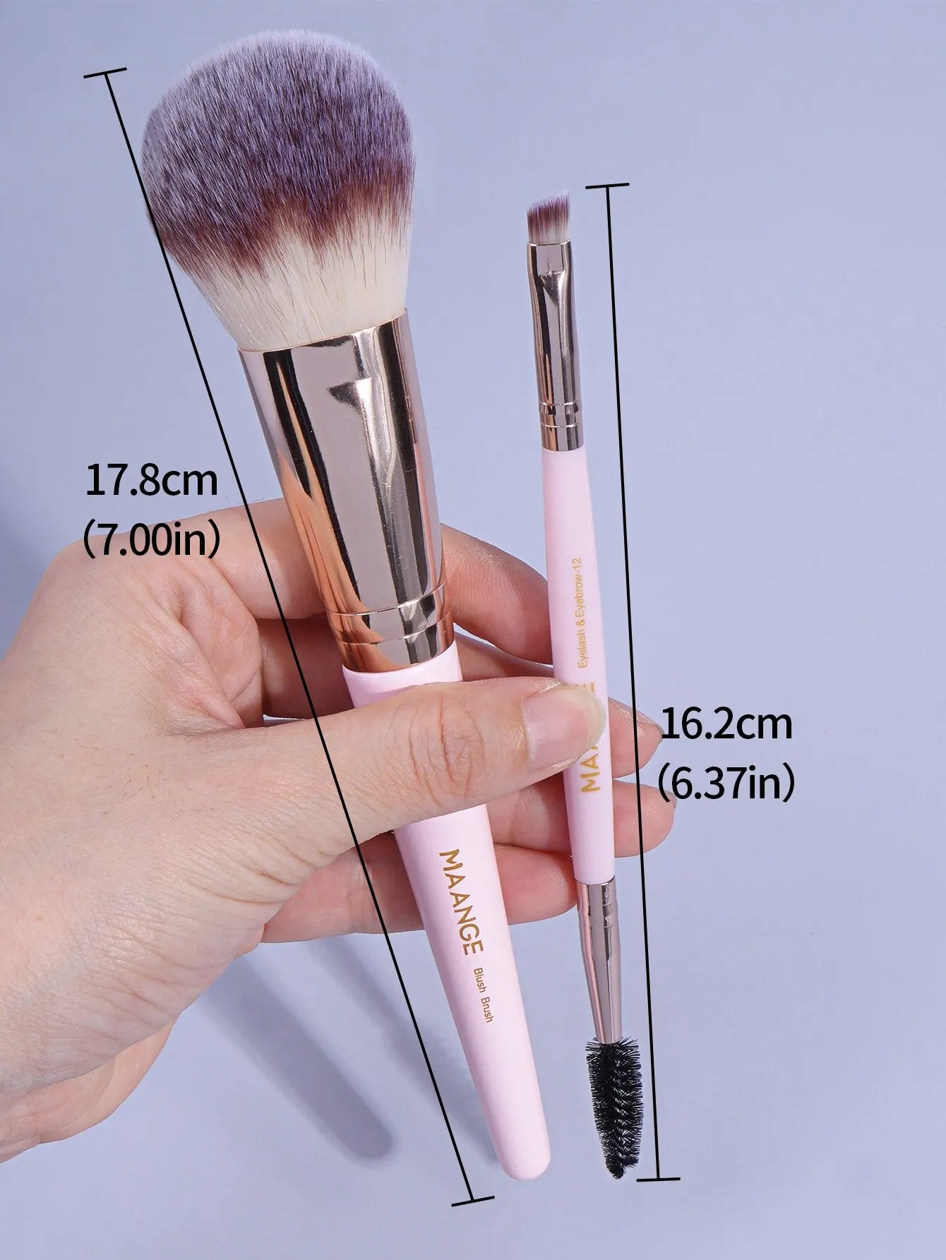 Maange 25PCs Foundation Makeup Brush Sets Professional Cosmetic Concealer Eyeshadow Dense Soft Bristle Brushes For Women Beauty