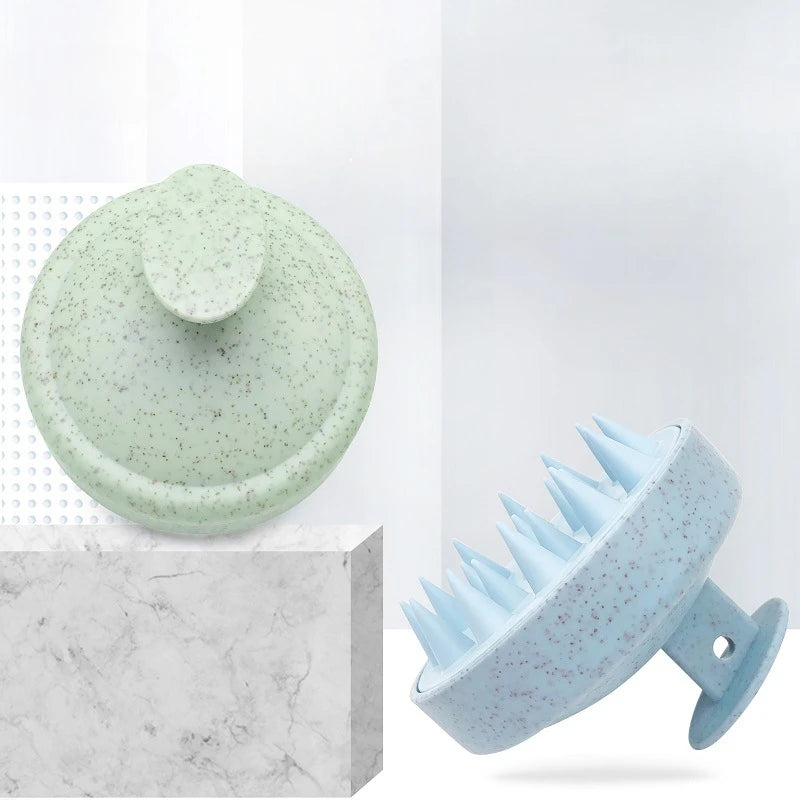 Lady Glams Silicone Shampoo Brush Head Scalp Massage Comb