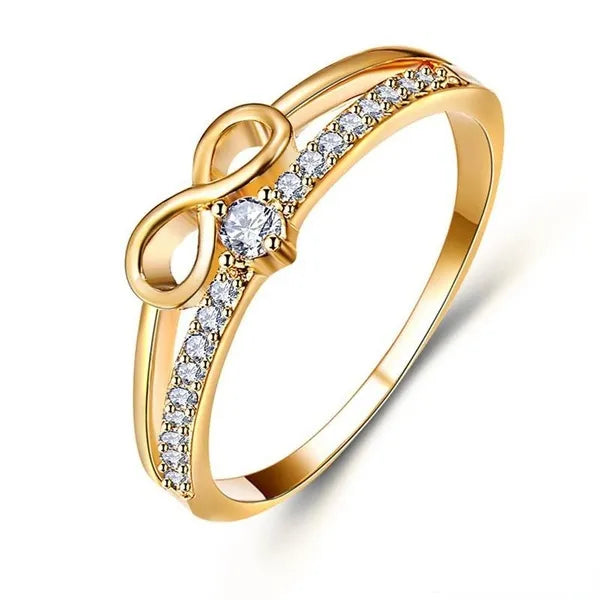 Lady Glams Infinite Love Engagement Wedding Ring for Women