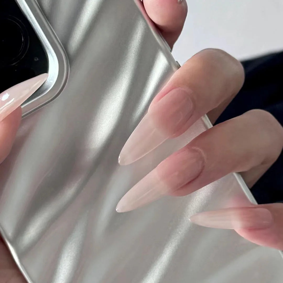 black french tip nails