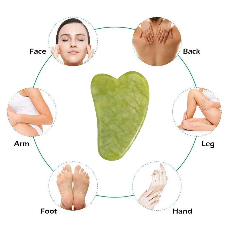 Lady Glams Natural Jade Face Roller Massager