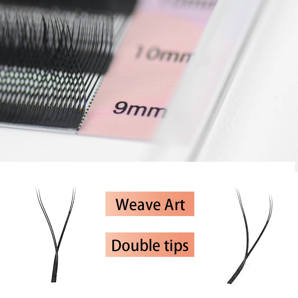 NAGARAKU YY Shape Triple Top Eyelash Extensions – Elevate Your Gaze with Interlaced Root Beauty