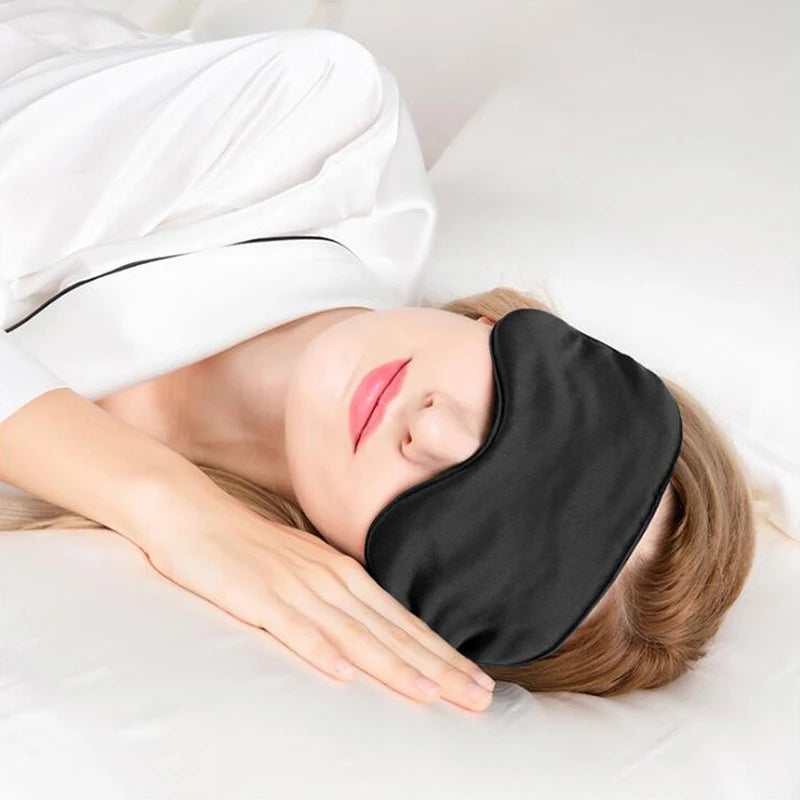 Rilanvo Imitated Silk Sleep Eye Mask – Luxurious Comfort for Your Sweet Dreams