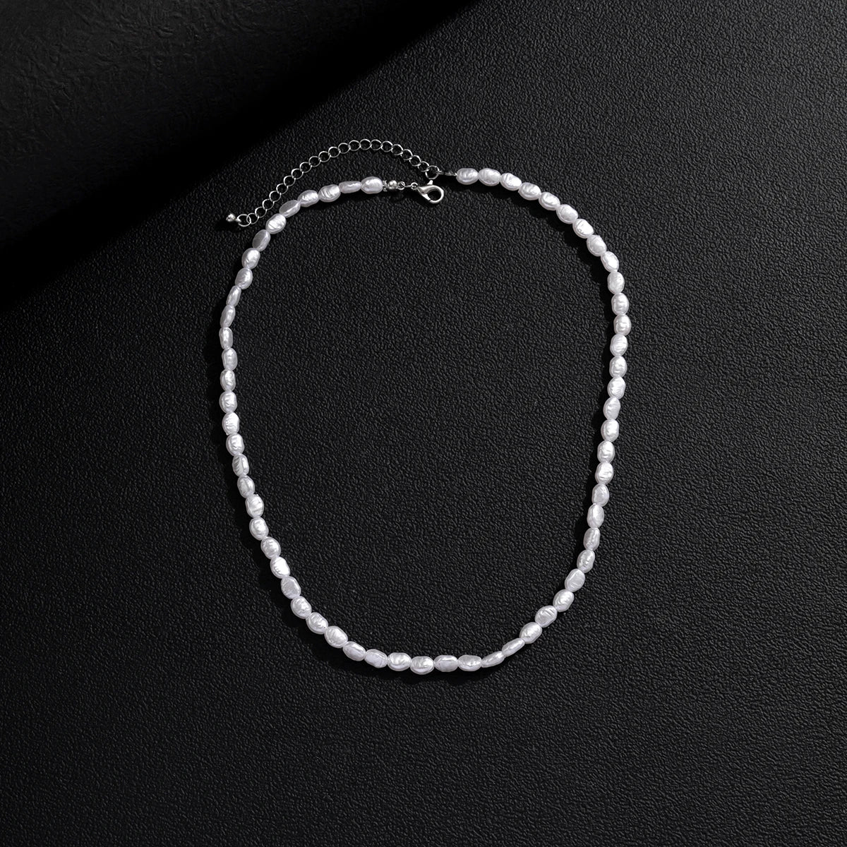 SHIXIN's Trendy Pearl Choker Necklace: Effortless Summer Elegance for Men