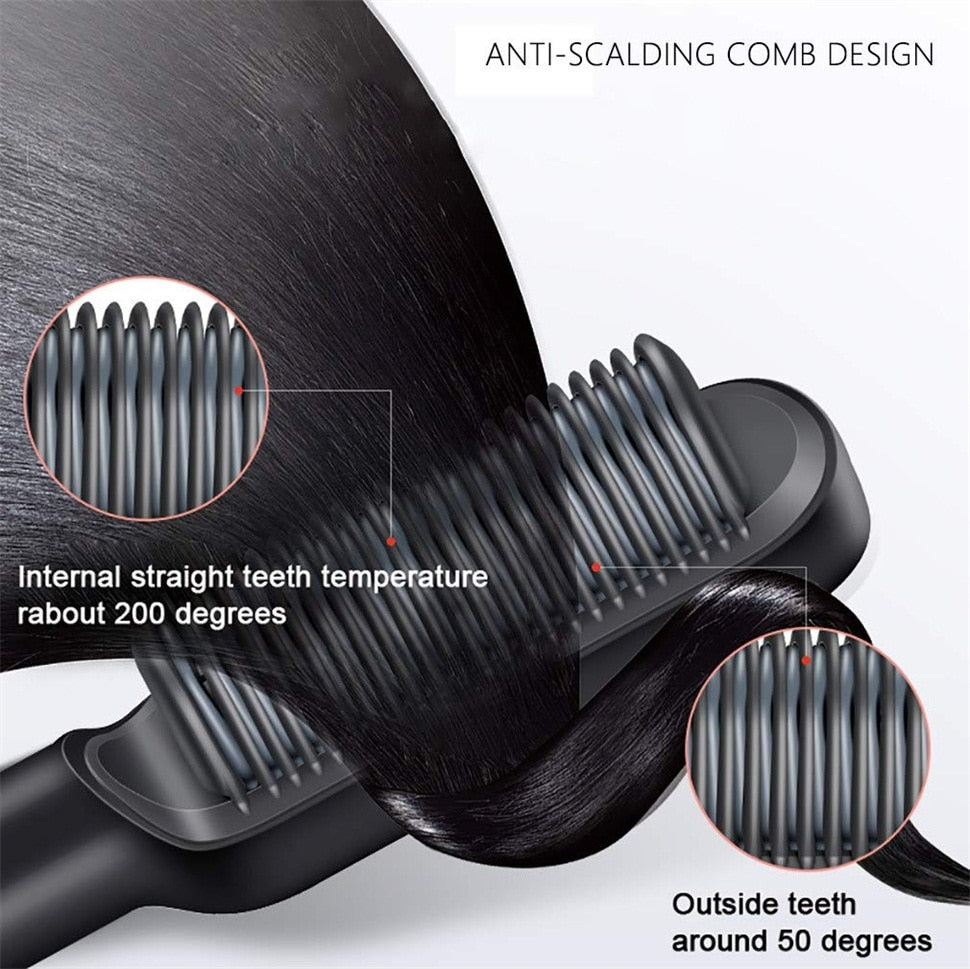 Hair Styling with the Multifunctional Hair Straightener Brush