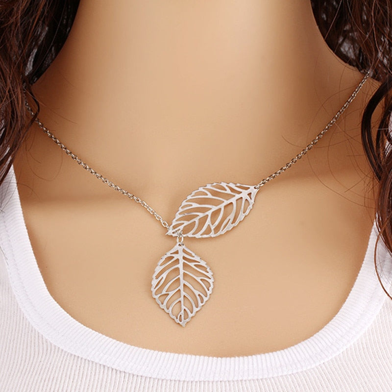 Minimalist Round Stick Pendant Necklace - Pearl Clavicle Necklace