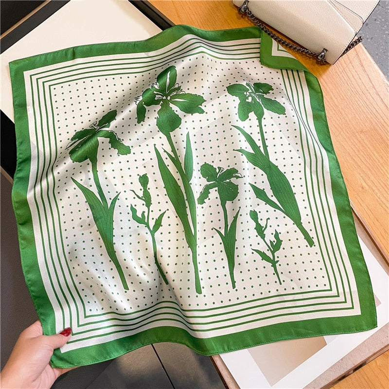 Lady Glams Silk Scarf for Women