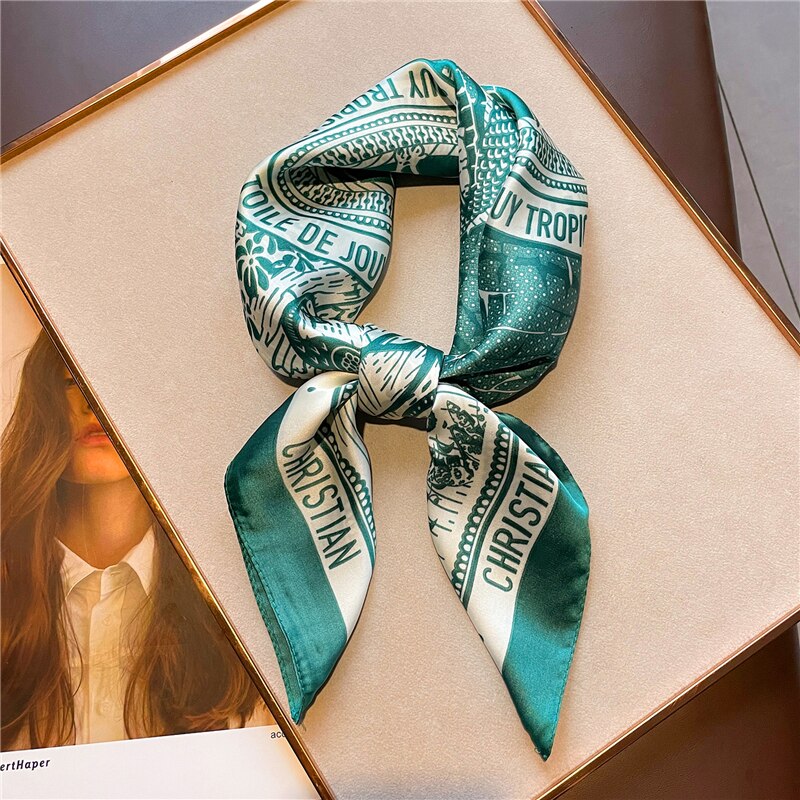 Lady Glams Luxury Silk Scarf Collection
