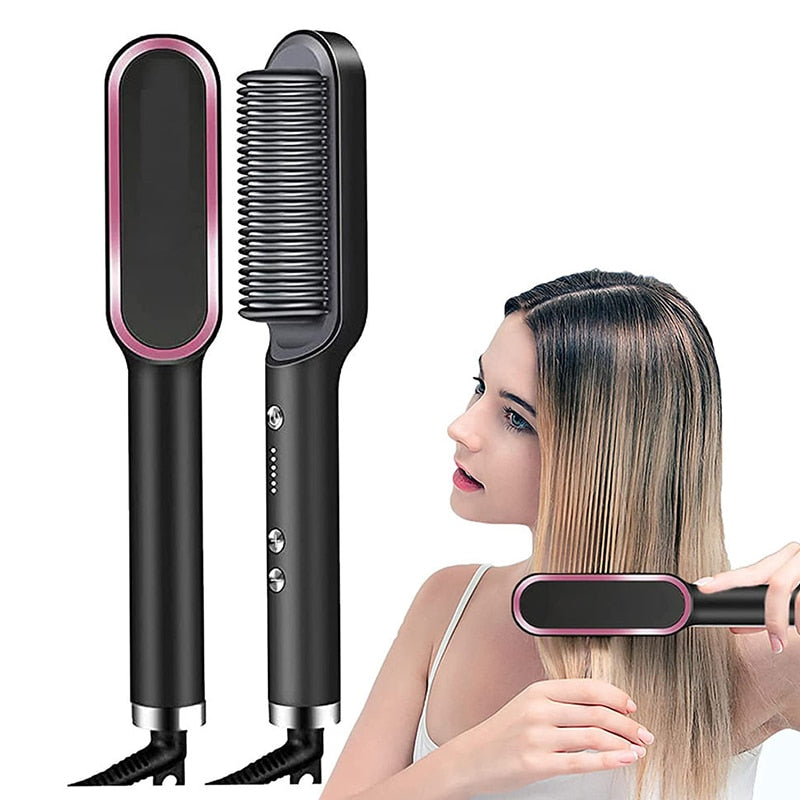Hair Styling with the Multifunctional Hair Straightener Brush
