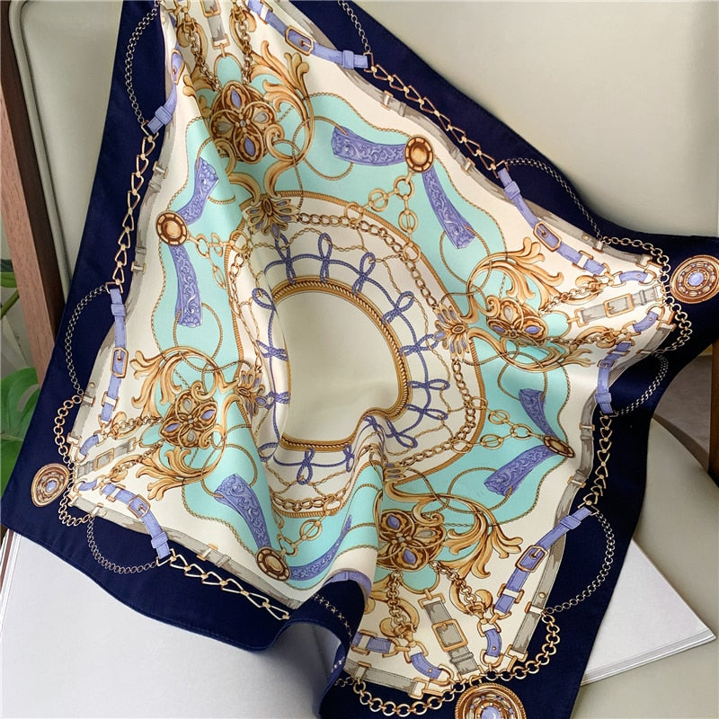 Lady Glams Silk Scarf for Women