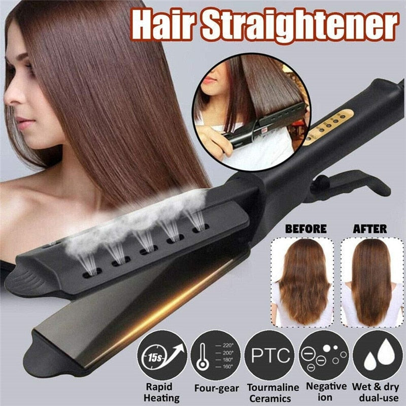 Lady Glams Curling And Straightening Dual Use Hair Straightening Splint