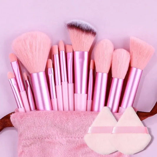 Lady Glams - 13PCS Makeup Brushes Set Super soft detail brush Blush Brush Foundation Concealer Contour Eyeshadow Brush Women Beauty Tools