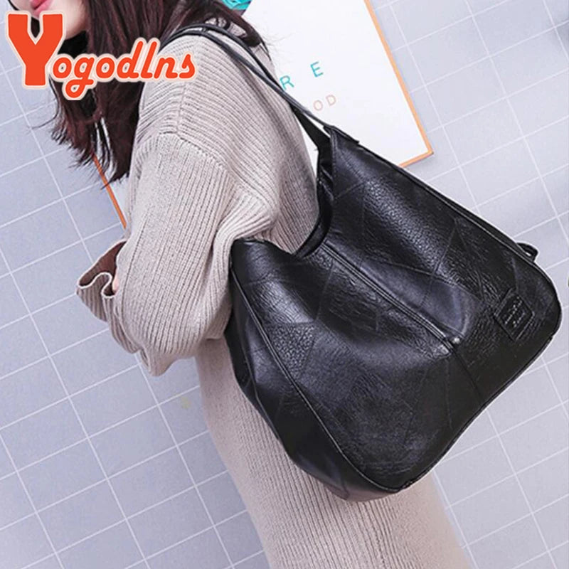 Yogodlns Vintage Women Hand Bag - Elevate Your Style with Timeless Luxury and Classic Design