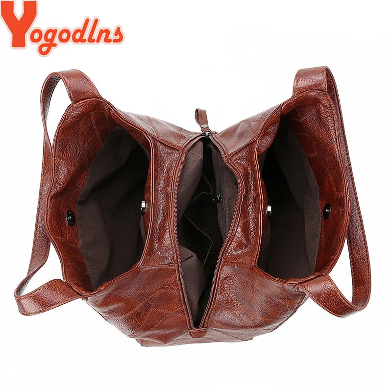 Yogodlns Vintage Women Hand Bag - Elevate Your Style with Timeless Luxury and Classic Design