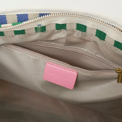 Kurt Geiger Striped Canvas Tote Bag