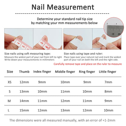 different nail shapes