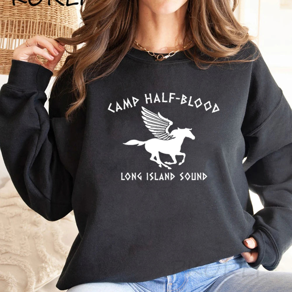 Lady Glams Camp Half-Blood Sweatshirt: Embrace Your Demigod Style