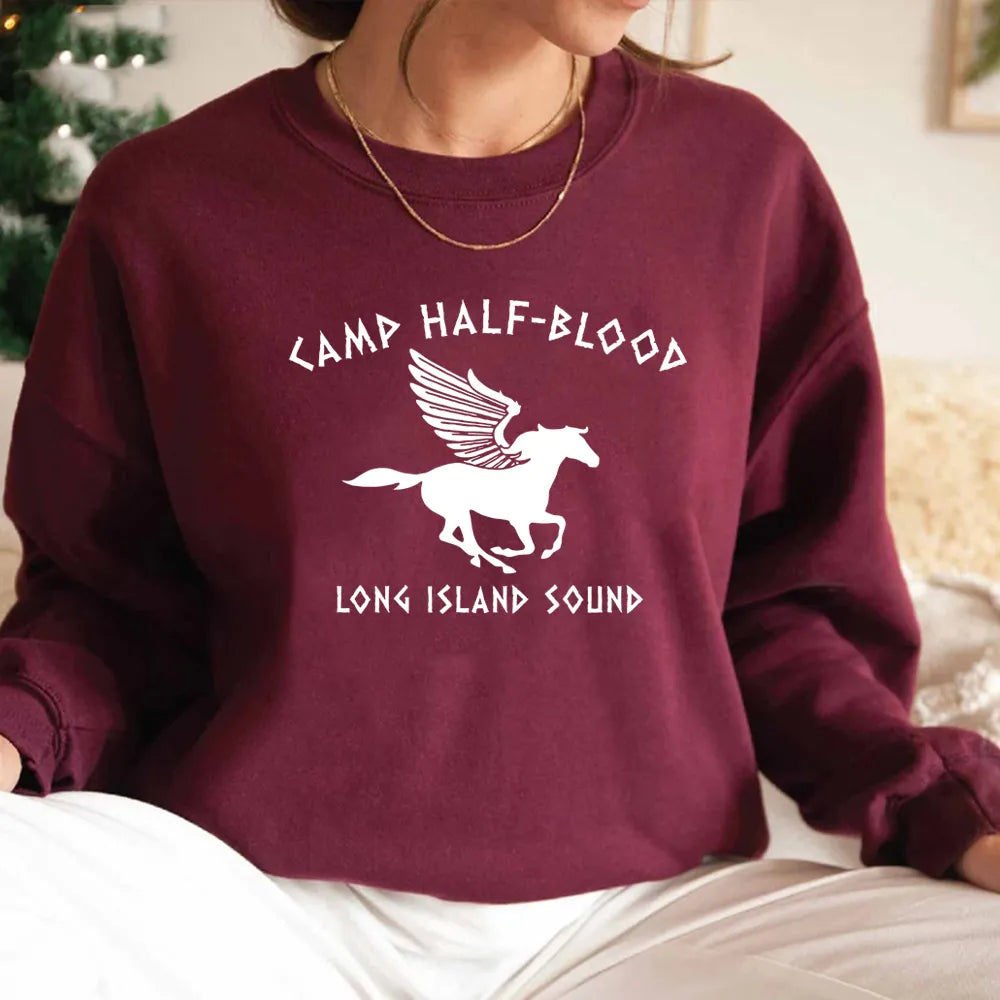 Lady Glams Camp Half-Blood Sweatshirt: Embrace Your Demigod Style