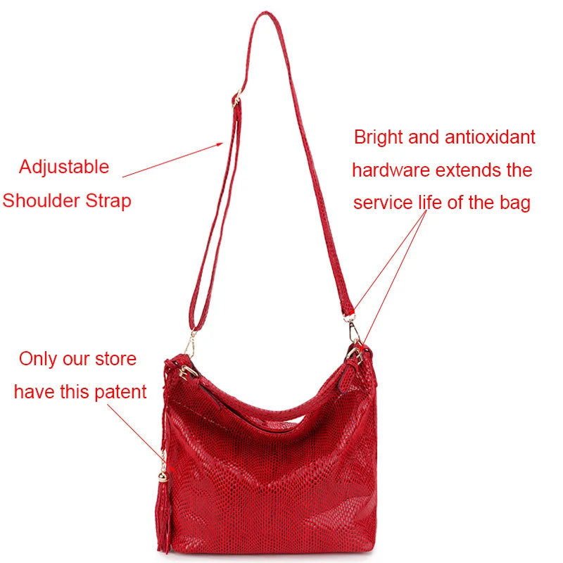 Leather handbags