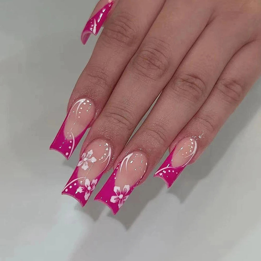 acrylic rhinestone nails