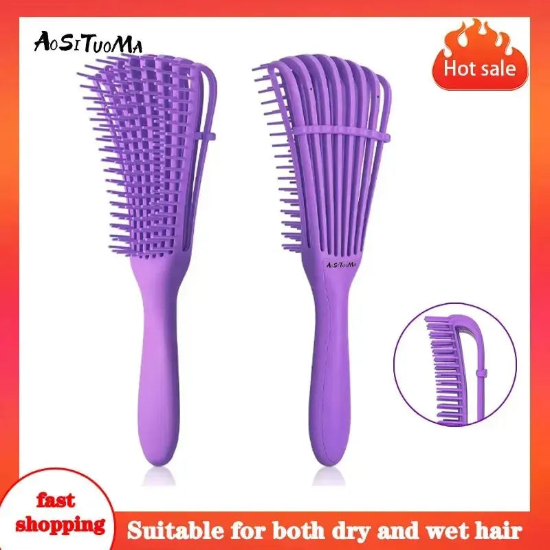 AOSITUOMA 1pc Vent Detangling Hair Brush: Simple, Durable, and Anti-Static