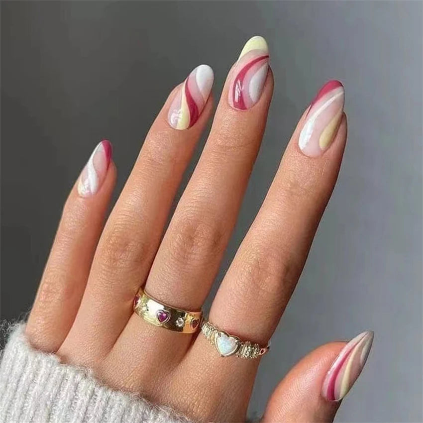 short almond nails