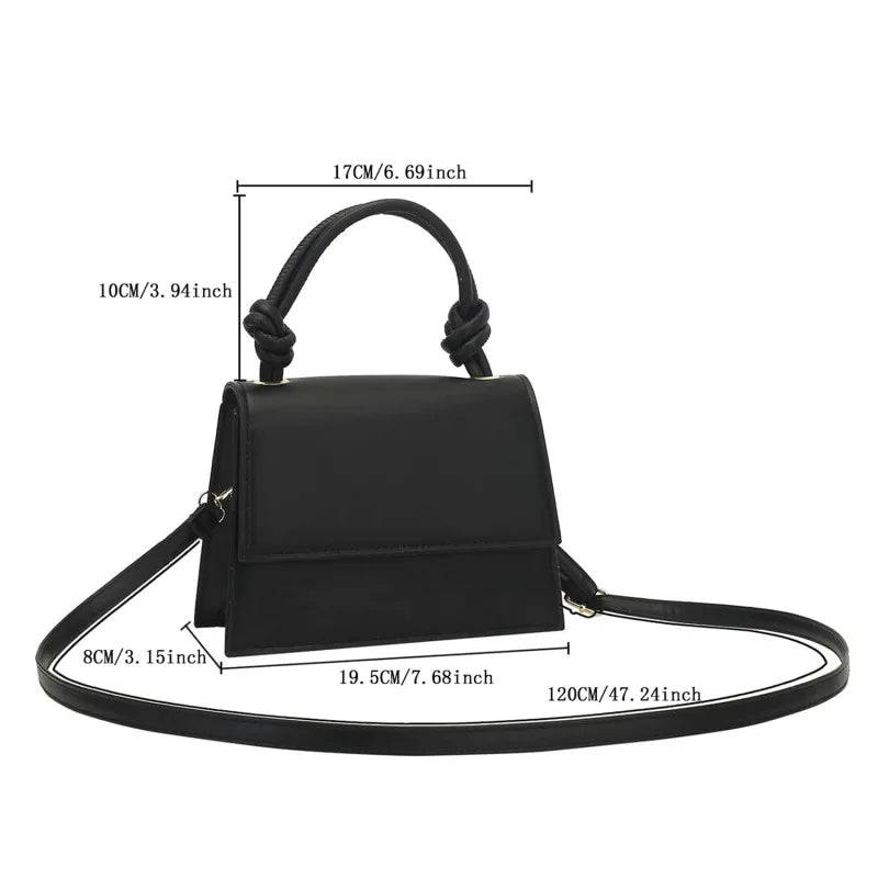 Lady Glams Solid PU Leather Shoulder Bag - A Fashion Icon for Every Occasion