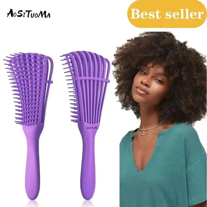 AOSITUOMA 1pc Vent Detangling Hair Brush: Simple, Durable, and Anti-Static