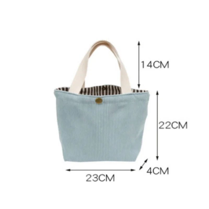 Lady Glams New Style Corduroy Small Square Handbag - Embrace Effortless Ins Fashion Trends