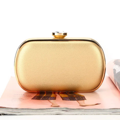 Goldene Abendtasche aus PU-Leder von Lady Glams – Entfesseln Sie Ihren glamourösen Charme bei jedem Anlass