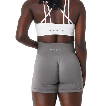 Lady Glams Seamless Yoga Shorts – Elevate Your Workout with Style and