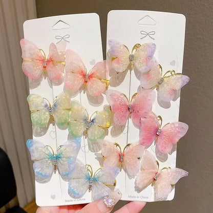 Lady Glams Colorful Butterfly Hairpins: Whimsical and Stylish