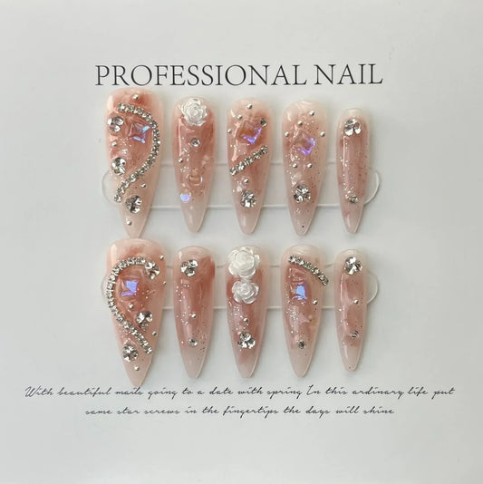 almond shape nail designs