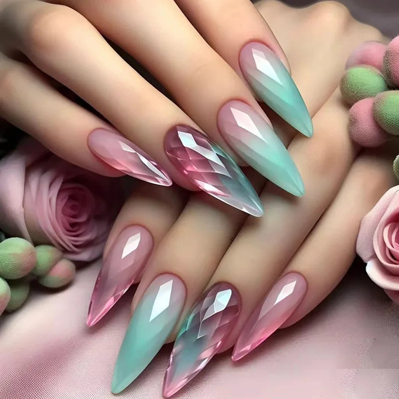 almond nail designs