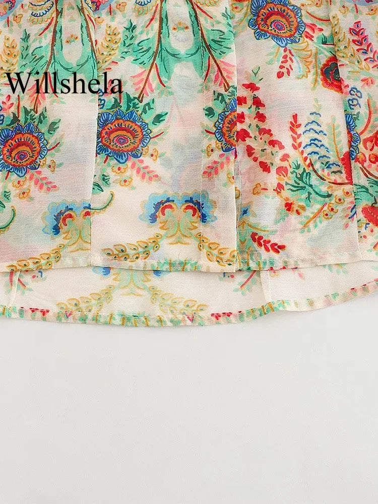 Willshela Vintage-Bluse mit Reverskragen – Erleben Sie Retro-Eleganz mit modernem Flair