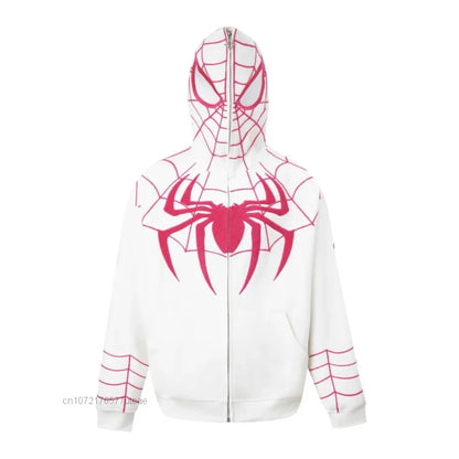 Joytop Spider-Man-inspirierter Kapuzenpullover mit Reißverschluss: Schwingen Sie sich in den Stil