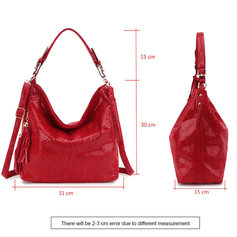 Leather handbags