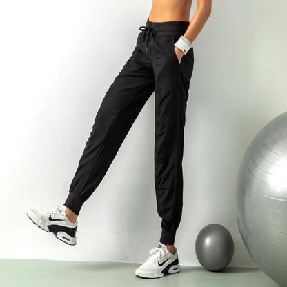 Lady Glams Fabulous’ Quick Dry Drawstring Running Joggers - Your Perfect Partner for Athletic Fitness