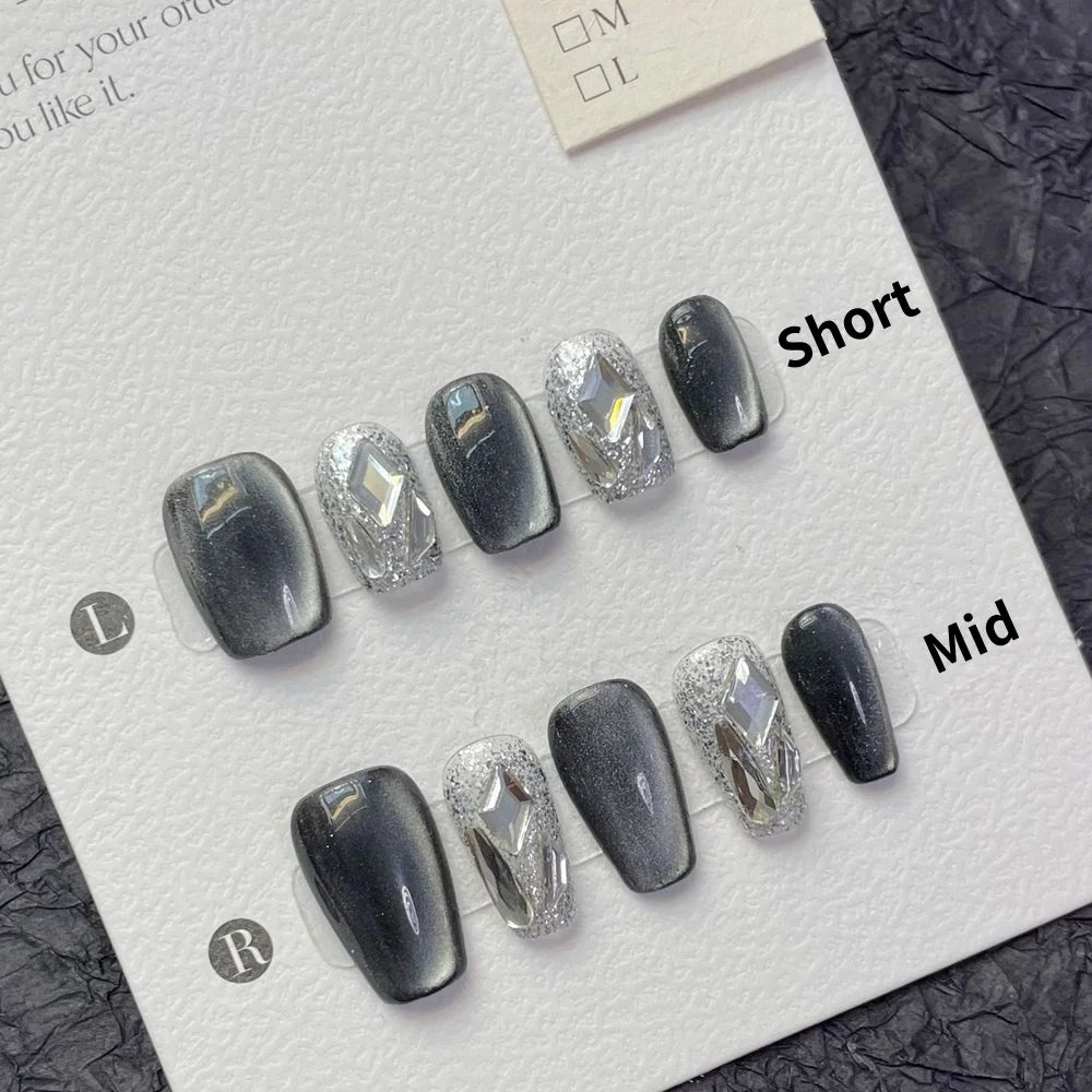 rhinestone nail designs