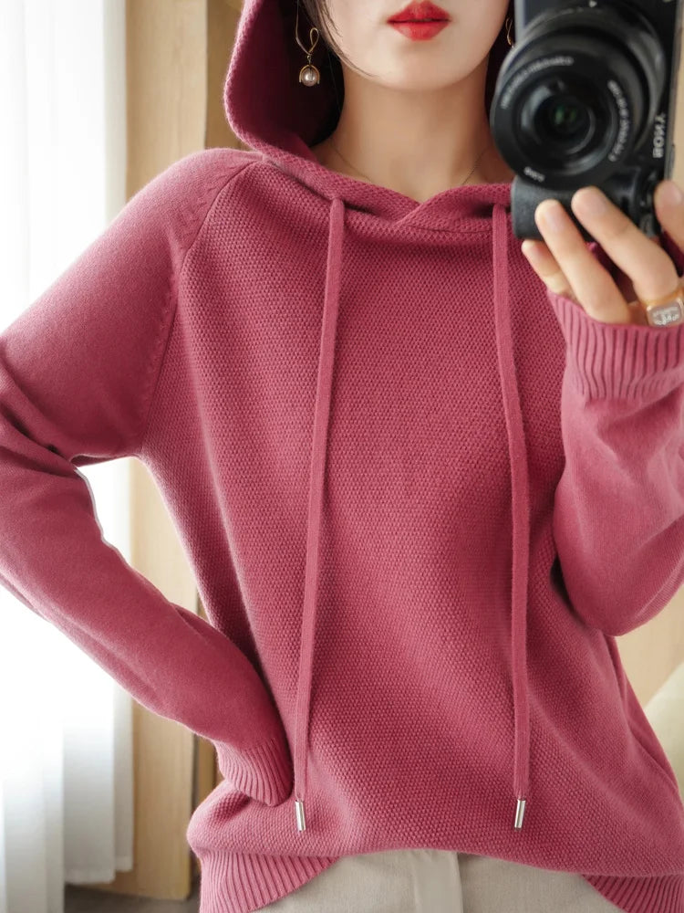 Lady Glams Long Sleeve Sweaters - New Arrival Knitted Jumpers