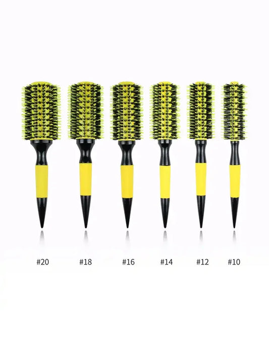 JUEJIANG Professional Round Wooden Hair Brush: Perfect Styling Companion