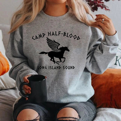 Lady Glams Camp Half-Blood Sweatshirt: Embrace Your Demigod Style