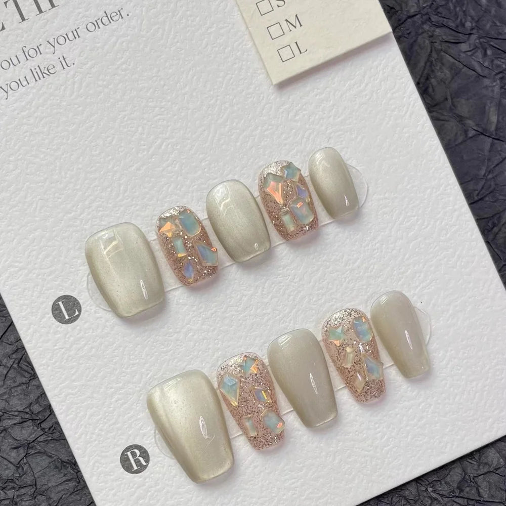 rhinestone nail designs