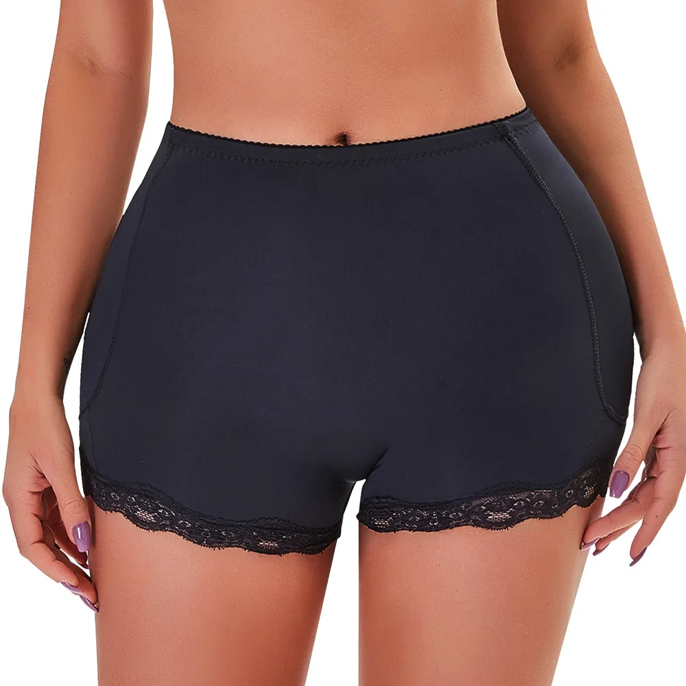 Lady Glams Padded Butt Lifter Corrective Underwear - Body Shaper with Push Up Panties