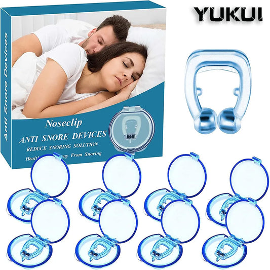 YUKUI Magnetic Anti Snoring Nose Clips - Sleep Soundly, Breathe Freely, and Wake Up Refreshed