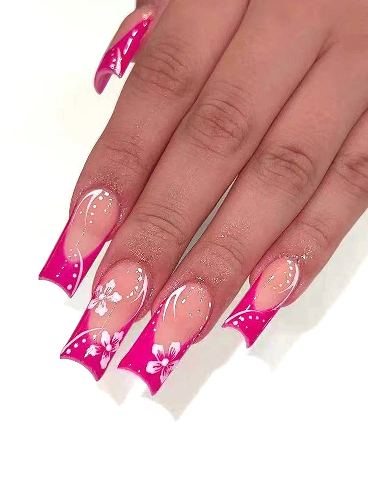 nails with rhinestones