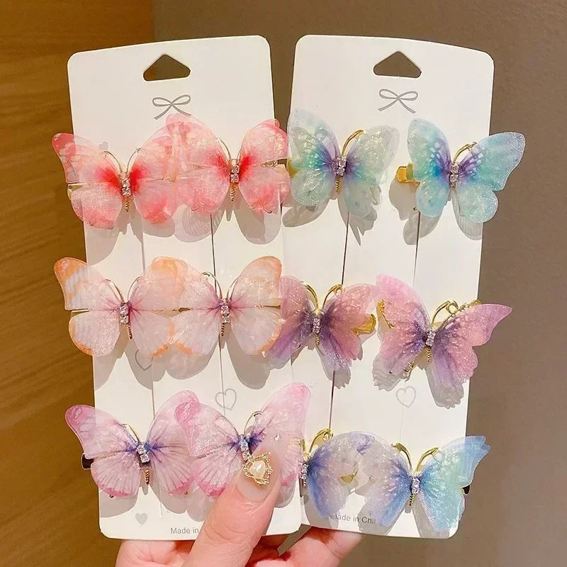 Lady Glams Colorful Butterfly Hairpins: Whimsical and Stylish