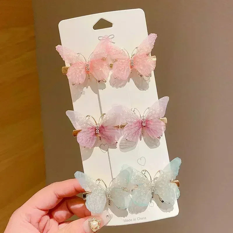 Lady Glams Colorful Butterfly Hairpins: Whimsical and Stylish